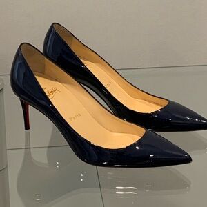 Christian Louboutin Decollete 70mm Patent Leather Night/Navy US Size 8